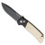 Pro-Tech Terzuola ATCF Auto Tuxedo Black Handle w/ Ivory Micarta Inlays DLC MagnaCut Blade BT2752