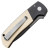 Pro-Tech Terzuola ATCF Auto Tuxedo Black Handle w/ Ivory Micarta Inlays DLC MagnaCut Blade BT2752