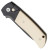 Pro-Tech Terzuola ATCF Auto Tuxedo Black Handle w/ Ivory Micarta Inlays DLC MagnaCut Blade BT2752