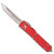 Microtech Ultratech S/E Red Handle Stonewash Standard Blade 123-10RD