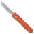 Microtech Ultratech T/E Orange Handle Stonewash Standard Blade 123-10OR