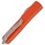 Microtech Ultratech T/E Orange Handle Stonewash Standard Blade 123-10OR
