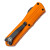 Heretic Knives Manticore E D/E Orange Handle Black Blade H028-4A-ORG