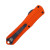 Heretic Knives Manticore E Recurve Orange Handle Battleworn Black Blade H029-8A-ORG