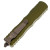 Microtech Dirac D/E OD Green Handle Bronze Apocalyptic Standard Blade 225-13APOD