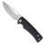 Chaves Ultramar Liberation Street Flipper SE Black G-10 and Titanium Satin Standard ST/LDP/BG10/BF