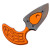 Heretic Knives Sleight Fixed Blade D/E Push Dagger Orange DLC Standard H050-6A-ORG