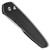 Pro-Tech Half Breed Solid Black Handle Stonewash Blade 3605