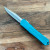 Heretic Knives Manticore S Bowie Turquoise Handle Stonewash Blade H022B-2A-TQ