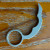 Sniper Bladeworks Custom Mini Karambit Fixed Blade Neck Knife Bead Blast (Pre-Owned)