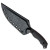 Toor Knives Raven Fixed Blade Shadow Black G-10 Handle Black Blade