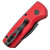 Pro-Tech Runt 5 Wharncliffe Red Handle DLC Magnacut Blade R5303-RED