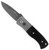 Pro-Tech Emerson CQC7-A Auto Custom Grey Carbon Fiber Damascus E7A2013