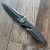 Microtech Socom Bravo S/E DLC Titanium Handle w/ Carbon Fiber Scales DLC Standard Blade DLC Hardware Signature Series 260-1DLCTCFTIS