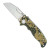 Demko AD-20.5 Shark Lock Camo G10 Handle Stonewash Shark Foot S35VN Blade