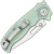 Demko AD-20.5 Shark Lock Jade G10 Handle Stonewash Clip Point S35VN Blade