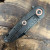 Marfione Custom Warhound Frame Lock Flipper DLC Stonewash Titanium Handle DLC Diamond Wash Blade w/ Dagger Relief and Copper Accents w/ DLC Two Tone Hardware