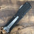Heretic Knives Colossus T/E Black Handle w/ Black Grip Inlays Stonewash Full Serrated H040-2C