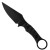 Toor Knives Vandal Fixed Blade Shadow Black G-10 Handle Black Blade