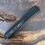 Microtech Makora D/E Black Tactical Handle w/ Black Grip Inlays Black Tactical Full Serrated Nickel Boron Internals Signature Series 206-3TS