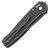 Pro-Tech Half Breed Solid Black Handle DLC Blade 3607