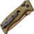Benchmade Mini Adamas Axis Lock OD Green G10 Handle Drop Point FDE Blade 273FE-2