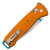 Benchmade Bailout Axis Lock Orange Aluminum Handle Satin 3V Blade SHOT Show 2023 Limited Edition 537-2301