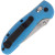 Benchmade Mini Griptilian Axis Lock Blue Noryl GTX Handle Satin Blade 556-BLU-S30V