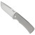 Chaves Ultramar Redencion 229 Kickstop Flipper Drop Point Stonewash Titanium Handle Satin Blade