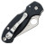 Spyderco Para 3 Compression Lock Black G-10 Handle Satin Serrated Blade C223GS