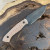 Wachtman Knife & Tool Eddy 3 Fixed Blade Coyote Tan Micarta Black Stonewash Flat Blade