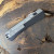 Microtech Glykon Bayonet Black Handle w/ Apocalyptic Overlay Apocalyptic Standard 184-10AP