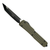 Microtech Ultratech T/E OD Green Frag G-10 Top Tactical Standard Signature Series 123-1FRGTODS