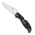 Spyderco Stretch 2XL Lightweight Lock Back Black FRN Handle Satin VG10 Serrated Blade C258SBK