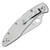 Spyderco Police Lockback Folder Stainless Steel Handles Satin Partially Serrated Blade C07PS