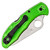 Spyderco Salt 2 Lock Back Green FRN Handle Satin Serrated LC200N Blade C88FSGR2