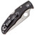 Spyderco Endura 4 Lightweight Thin Red Line Lock Back Black FRN Handle Satin Combo VG-10 Blade C10FPSBKRD