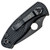 Spyderco Persistence Lightweight Liner Lock Black FRN Handles Black Blade C136PBBK