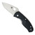 Spyderco Persistence Lightweight Liner Lock Black FRN Handles Satin Combo Blade C136PSBK