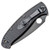 Spyderco Resilience Lightweight Liner Lock Black FRN Handle Black Blade C142PBBK