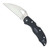 Spyderco Byrd Harrier 2 Lightweight Back Lock Black FRN Handle Satin Wharncliffe Blade BY01PBKWC2