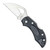 Spyderco Byrd Robin 2 Lightweight Back Lock Black FRN Handle Satin Serrated Wharncliffe Blade BY10SBKWC2