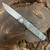 Tactile Knife Co. Rockwall Thumbstud Liner Lock Titanium Handle Stonewash Magnacut Blade Pattern 4 AE Custom Shop