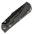 Toor Knives Chasm XLT Frame Lock Carbon Black G-10 Handle Black Oxide Blade