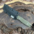 Blackside Customs K1 Kimura T/E OD Green G10 Handle OD Green Cerakote Blade