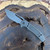 We Knife Co. Minax Frame Lock Titanium Handle Stonewashed Blade WE2007B