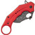 Civivi Incisor II Karambit Flipper Button Lock Red Handle Damascus Blade  C16061B-DS1