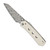 Civivi Vision FG Superlock Ivory G10 Handle Damascus Blade C22036-DS1