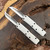 Microtech UTX-85 Storm Trooper Hellhound and Warhound Set Deep Engraved White Standard Signature Series 719-1SETSTDS