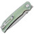 Civivi Imperium Liner Lock Natural Jade G10 Handle Stonewashed Blade C2107A
